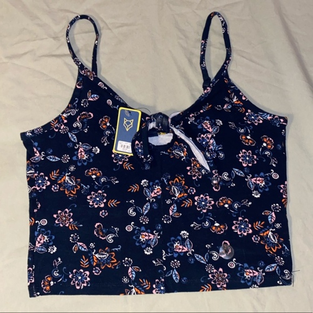 NWT Prince & Fox Floral Cropped Tank Top!